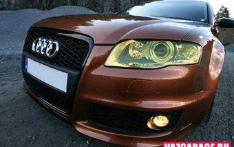 Тонировка фар пленкой своими руками